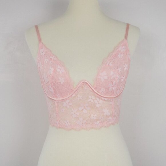 nwt VS very sexy lace bustier corset crop top - Picture 1 of 7